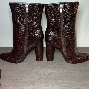 Paw brown booties, dress up or down classy, cute & sophisticated 3.5”heel